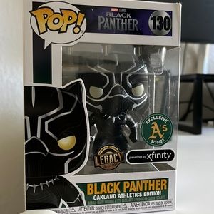 Pop! Black panther marvel bobble head figurine